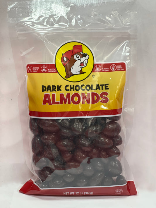 Buc-ee's Dark Chocolate Almonds