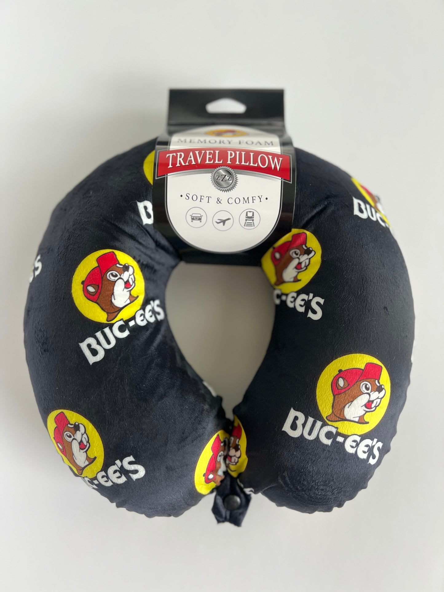 Buc-ee's Memory Foam Travel Pillow