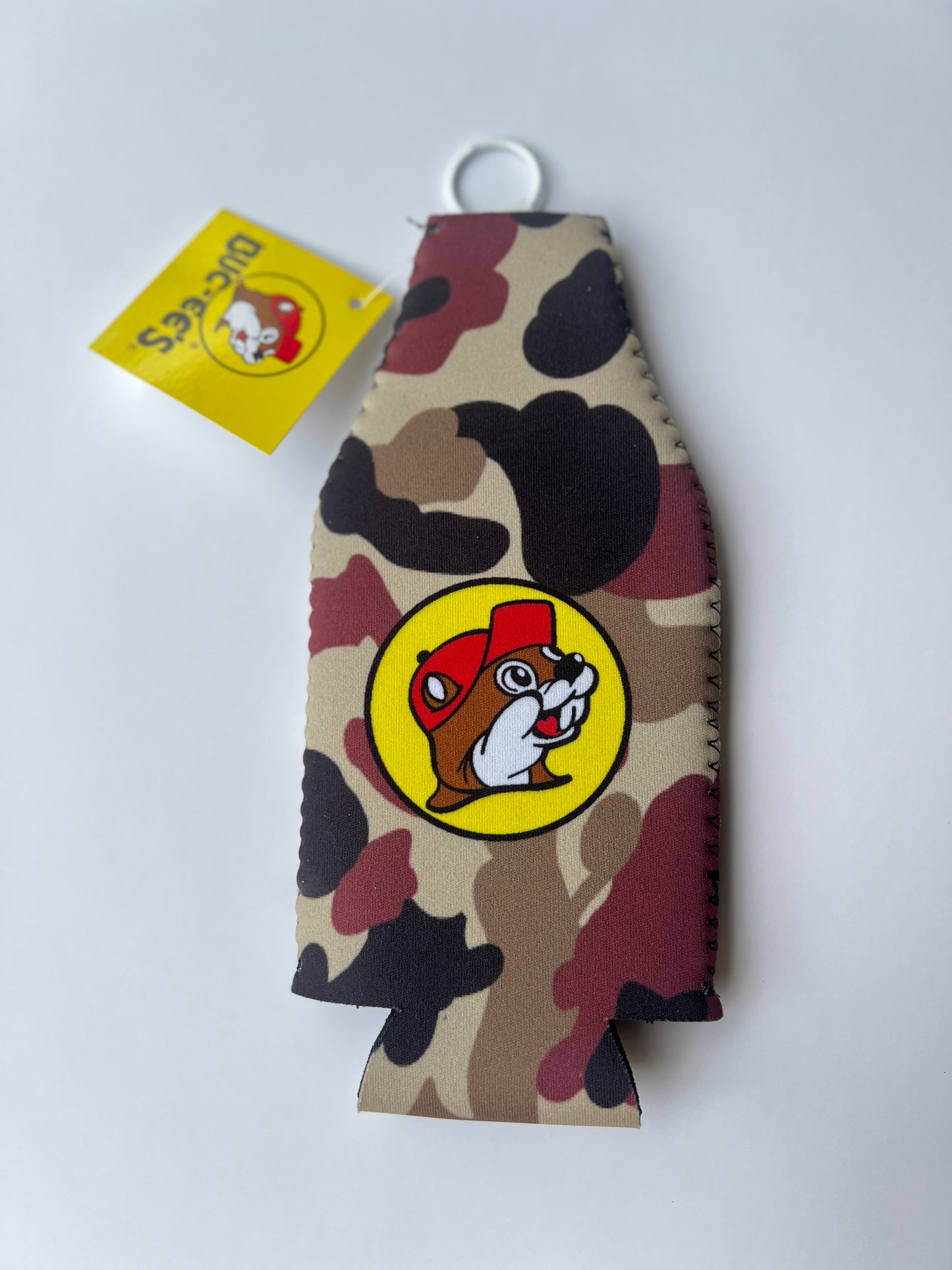 Buc-ee's 12 oz Camo Koozie